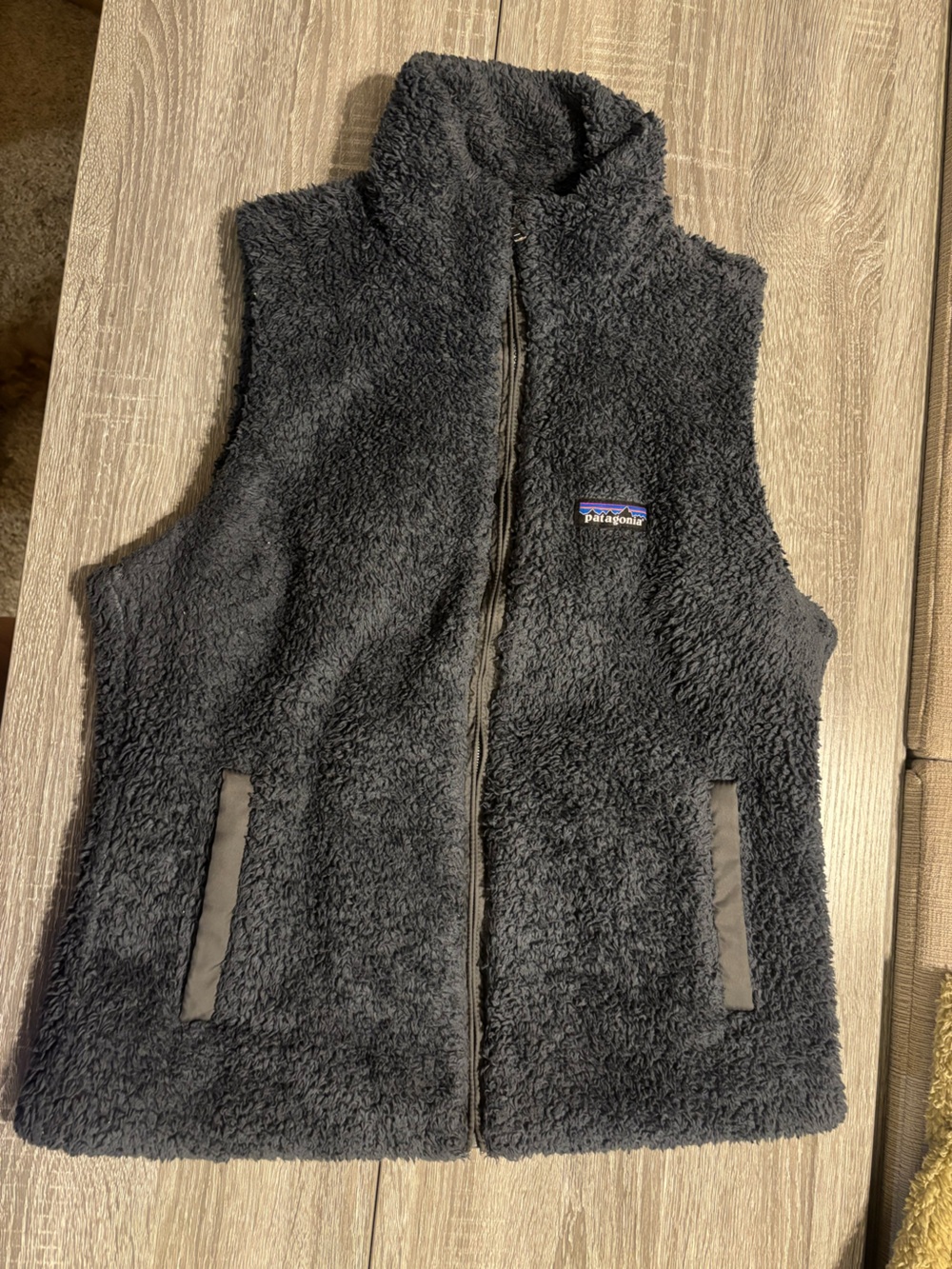 Patagonia Blue Fleece Sherpa Vest